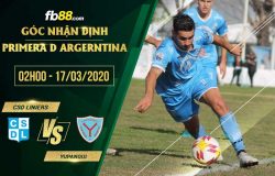 fb88-soi kèo CSD Liniers vs Yupanqui