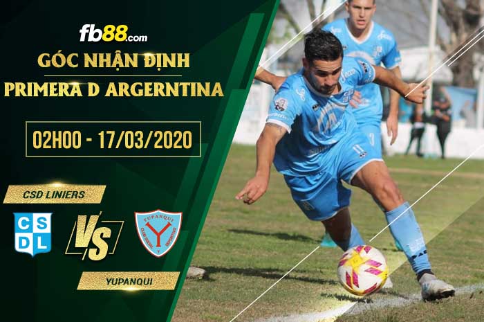 fb88-soi kèo CSD Liniers vs Yupanqui