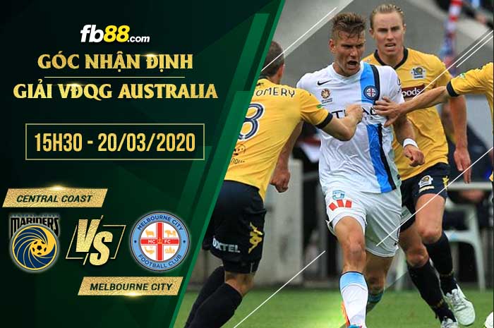 fb88-soi kèo Central Coast Mariners vs Melbourne City