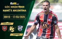 fb88-soi kèo Chacarita Juniors vs Almagro