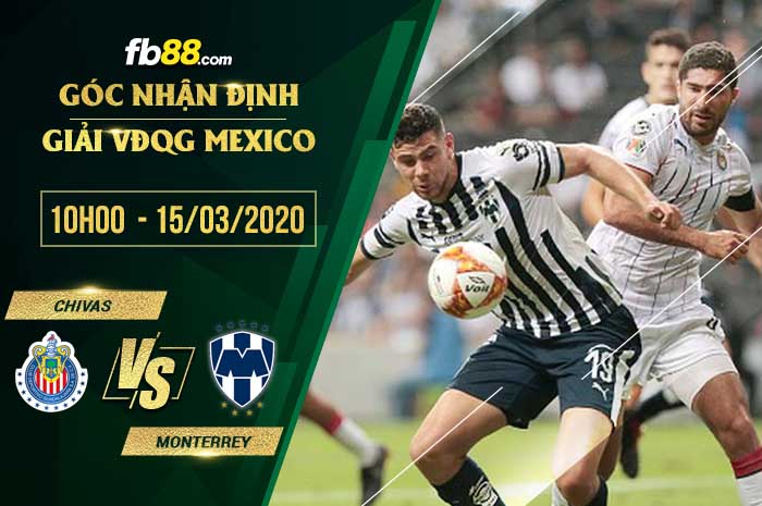 fb88-soi kèo Chivas Guadalajara vs Monterrey