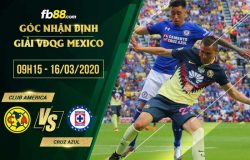 fb88-soi kèo Club America vs Cruz Azul