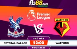 fb88-soi kèo Crystal Palace vs Watford