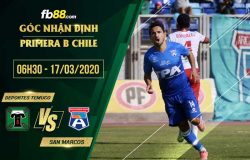 fb88-soi kèo Deportes Temuco vs San Marcos Arica