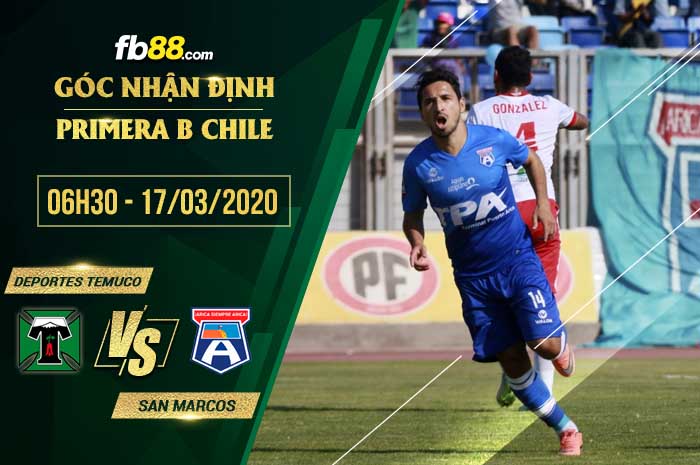 fb88-soi kèo Deportes Temuco vs San Marcos Arica