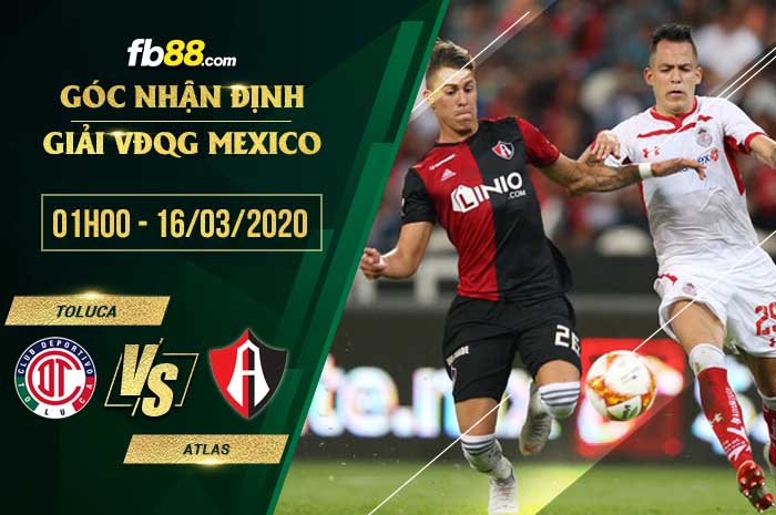 fb88-soi kèo Deportivo Toluca vs Atlas