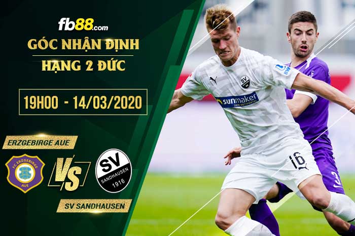 fb88-soi kèo Erzgebirge Aue vs SV Sandhausen
