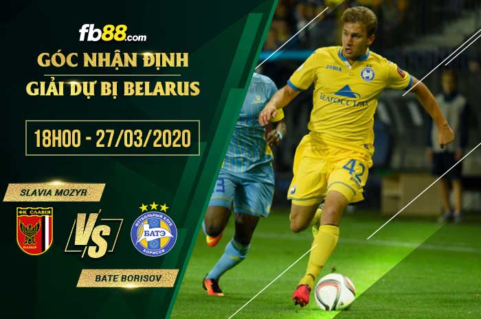 fb88-soi kèo FC Slavia Mozyr vs BATE Borisov