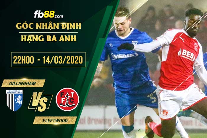 fb88-soi kèo Gillingham vs Fleetwood Town