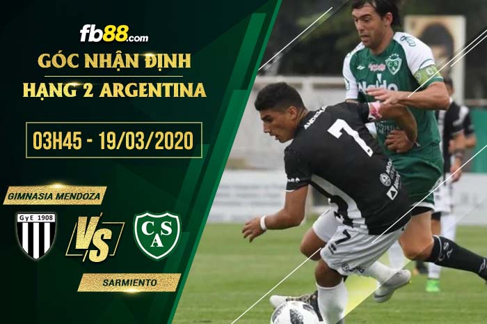fb88-soi kèo Gimnasia Mendoza vs Sarmiento