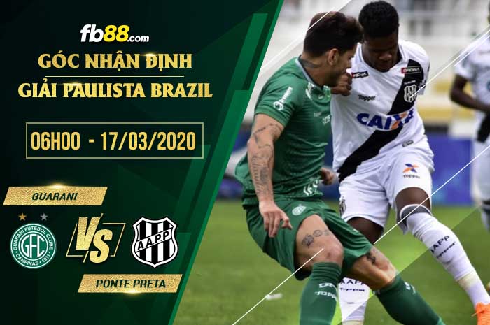 fb88-soi kèo Guarani vs Ponte Preta