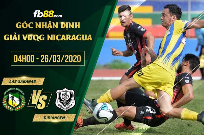 fb88-soi kèo Las Sabanas vs Diriangen