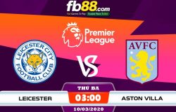 fb88-soi kèo Leicester City vs Aston Villa