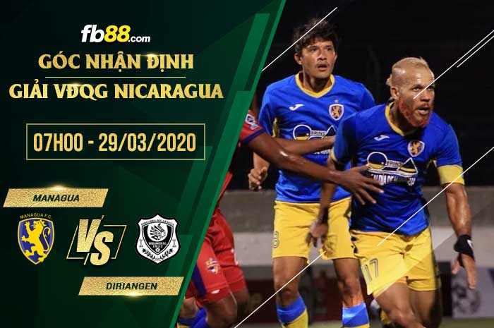 fb88-soi kèo Managua vs Diriangen