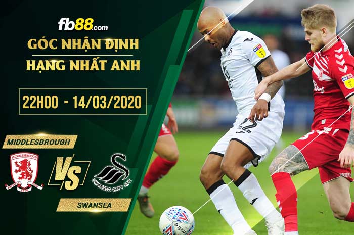 fb88-soi kèo Middlesbrough vs Swansea City