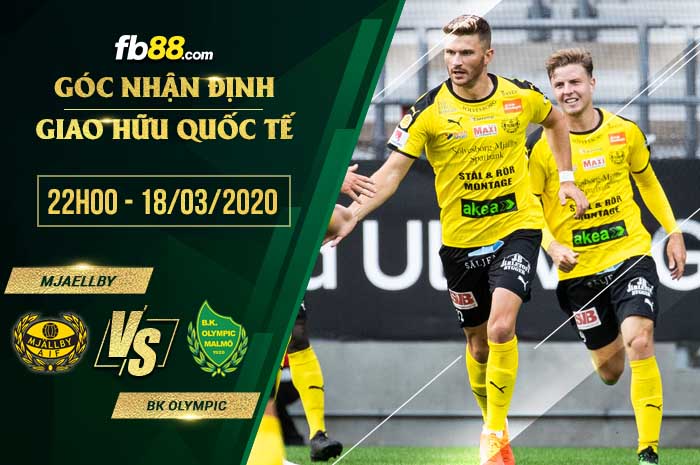 fb88-soi kèo Mjaellby vs BK Olympic