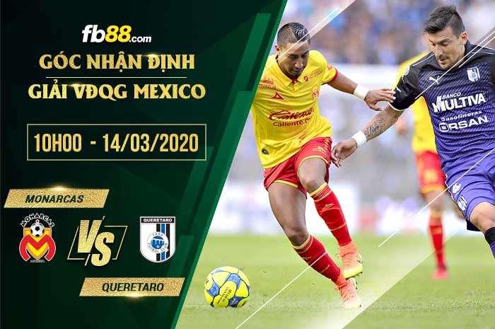 fb88-soi kèo Monarcas Morelia vs Queretaro