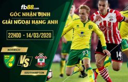fb88-soi kèo Norwich City vs Southampton