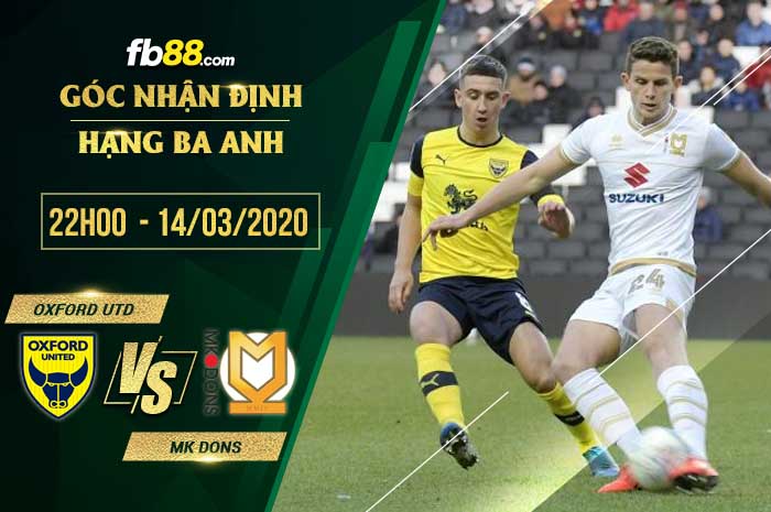 fb88-soi kèo Oxford United vs Milton Keynes Dons