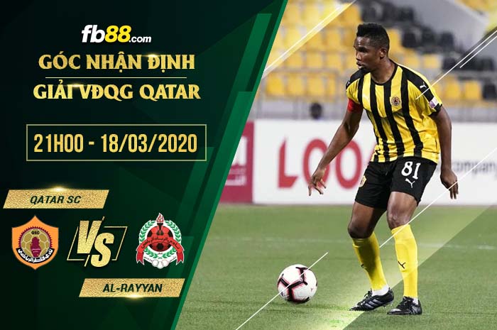 fb88-soi kèo Qatar SC vs Al-Rayyan