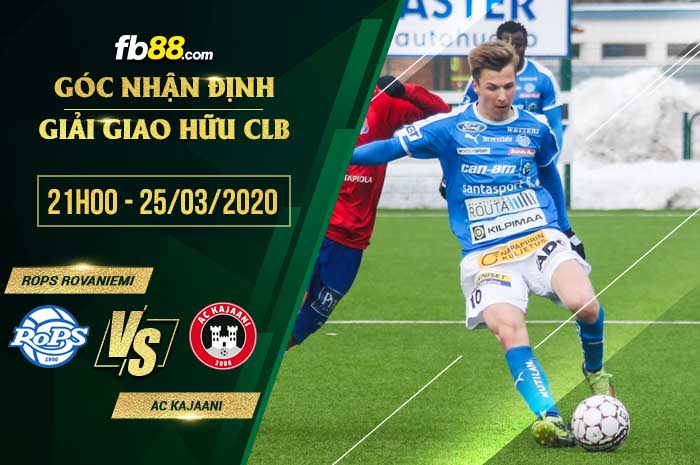 fb88-soi kèo RoPS Rovaniemi vs AC Kajaani