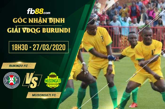 fb88-soi kèo Rukinzo FC vs Musongati FC