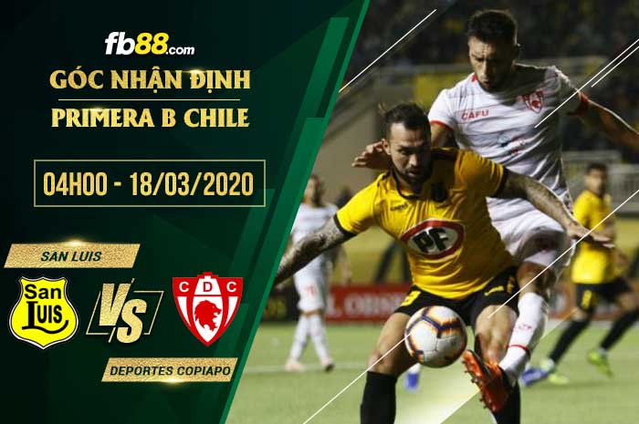fb88-soi kèo San Luis Quillota vs Deportes Copiapo