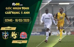 fb88-soi kèo Sutton United vs AFC Fylde