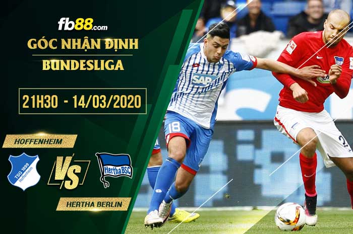 fb88-soi kèo TSG Hoffenheim vs Hertha BSC Berlin