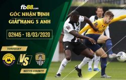 fb88-soi kèo Torquay United vs Notts County