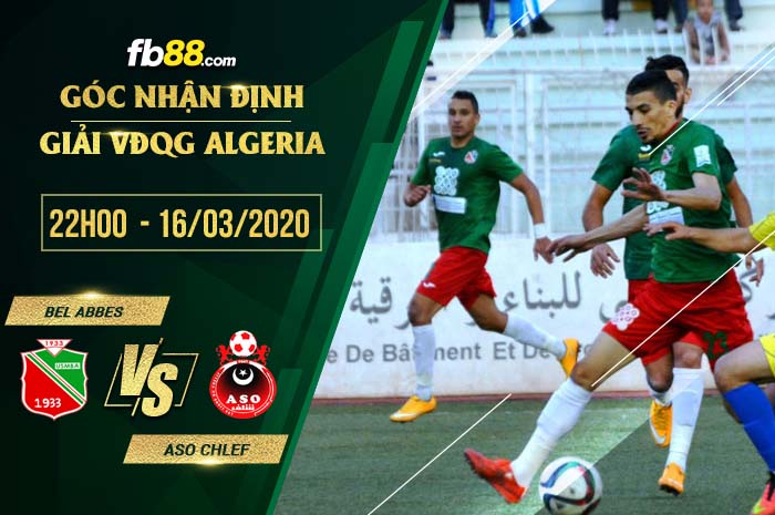 fb88-soi kèo USM Bel Abbes vs ASO Chlef