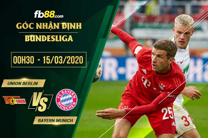 fb88-soi kèo Union Berlin vs Bayern Munich