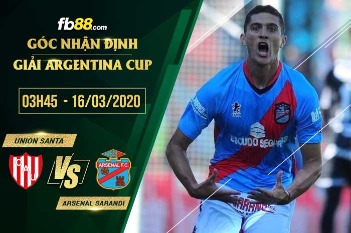 fb88-soi kèo Union Santa Fe vs Arsenal Sarandi