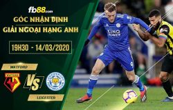 fb88-soi kèo Watford vs Leicester City