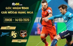 fb88-soi kèo Zenit St Petersburg vs Ural Yekaterinburg
