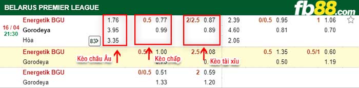 fb88-kèo chấp Energetik-BGU Minsk vs FK Gorodeya