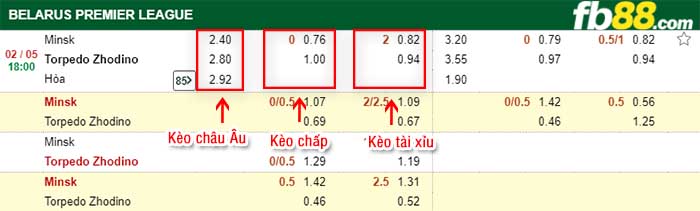 fb88-kèo chấp Minsk vs Torpedo Zhodino