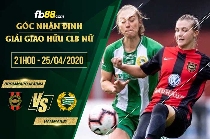 fb88-soi kèo Brommapojkarna vs Hammarby