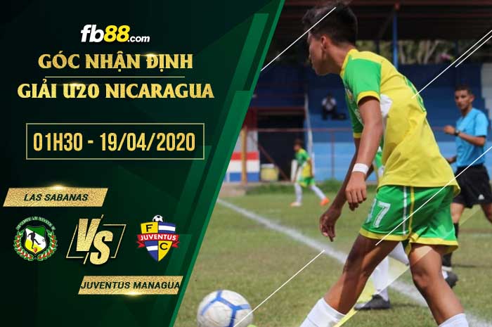 fb88-soi kèo CD Las Sabanas U20 vs Juventus Managua U20
