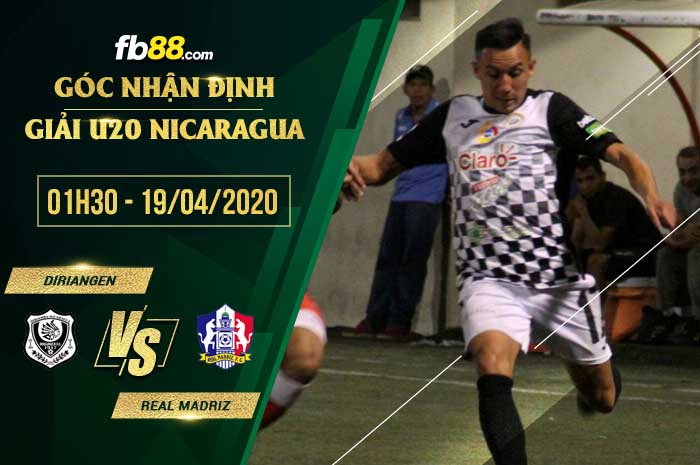 fb88-soi kèo Diriangen U20 vs Real Madriz U20