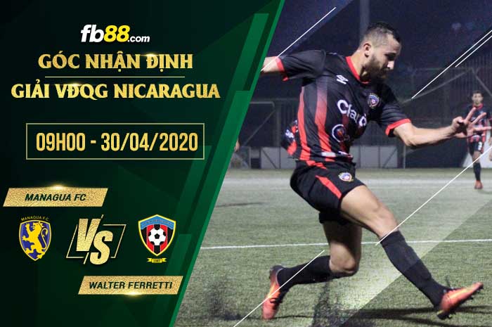 fb88-soi kèo Managua FC vs Walter Ferretti
