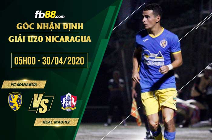 fb88-soi kèo Managua U20 vs Real Madriz FC U20