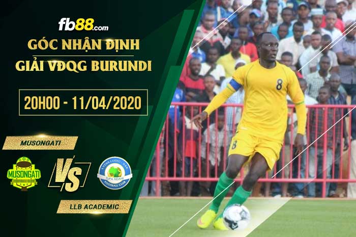 fb88-soi kèo Musongati FC vs LLB Academic