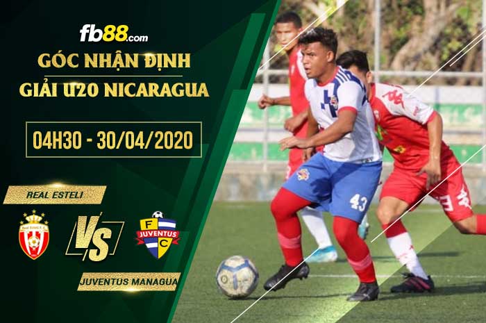 fb88-soi kèo Real Esteli U20 vs Juventus Managua U20