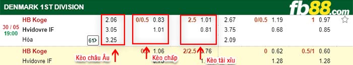 fb88-kèo chấp HB Koge vs Hvidovre IF