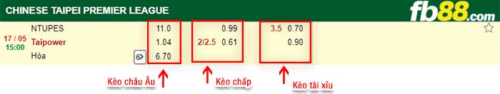 fb88-kèo chấp NTUPES vs Taiwan Power Company