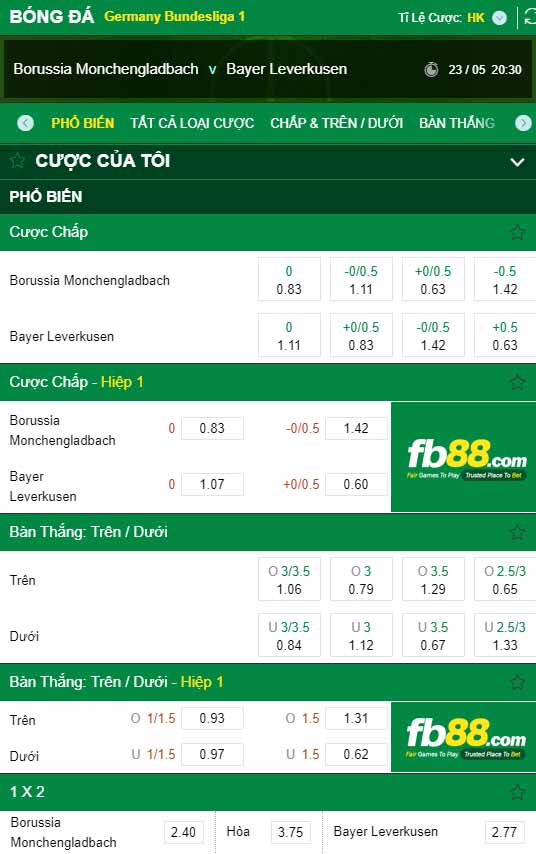 fb88-kèo nhà cái Borussia Monchengladbach vs Bayer Leverkusen