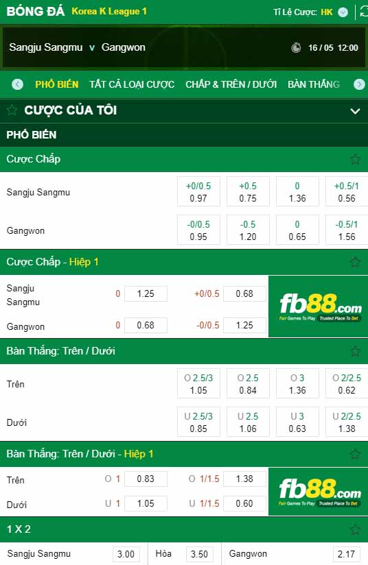 fb88-kèo nhà cái Sangju Sangmu vs Gangwon