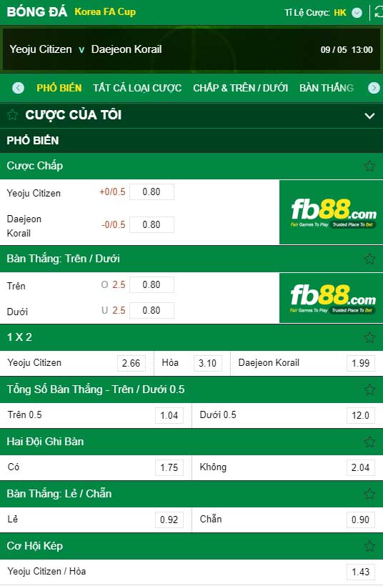fb88-kèo nhà cái Yeoju Sejong vs Daejeon Korail