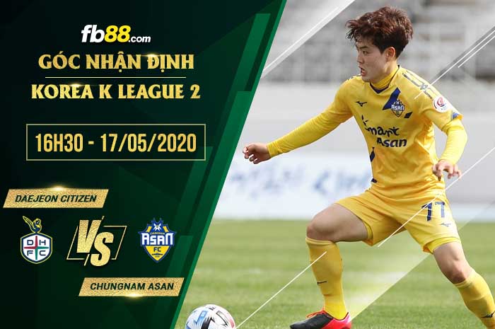 fb88-soi kèo Daejeon Citizen vs Chungnam Asan